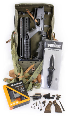 ET Arms PlumCrazy Gen II Complete AR-15 Lower Receiver w/ M4 Buttstock - Includes RPG Backpack, Bushnell Binoculars, M4 Upper & Lower Handguard, Blackhawk Knife and S&W Revolver Parts Kit