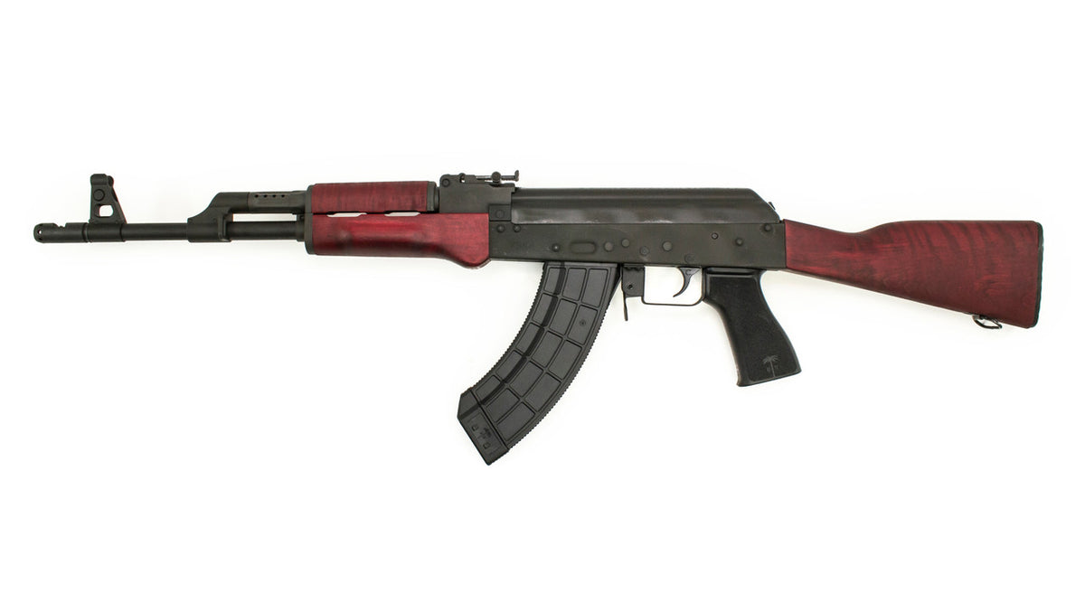 Century Arms VSKA RIA 7.62X39mm AK47 16.5" Barrel Dark Red Furniture & Chevron Brake