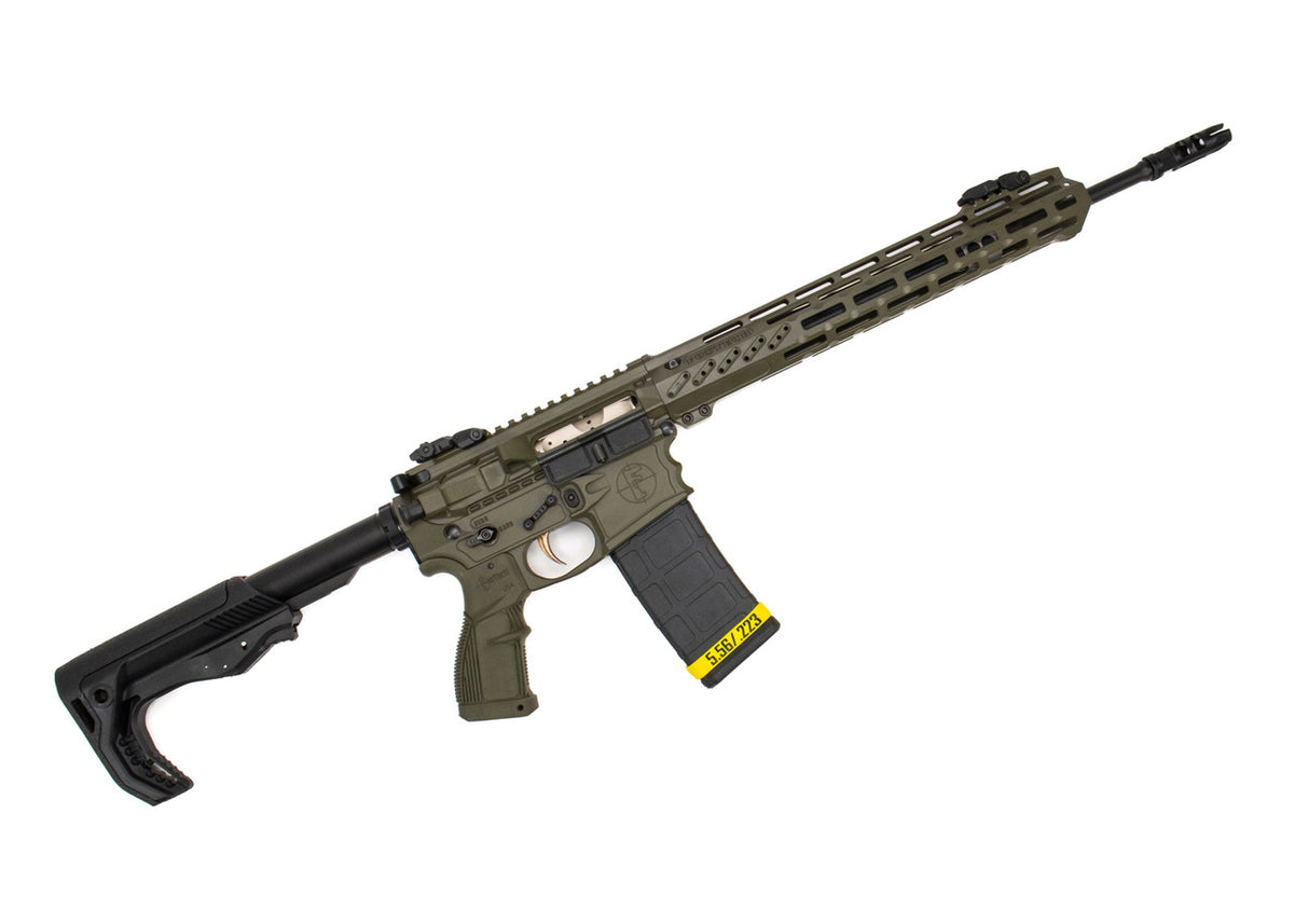 Stealth Lightning Rifle (5.56) AR-15 16" Barrel 13" Rail w/ Echo-II Trigger (OD Green)