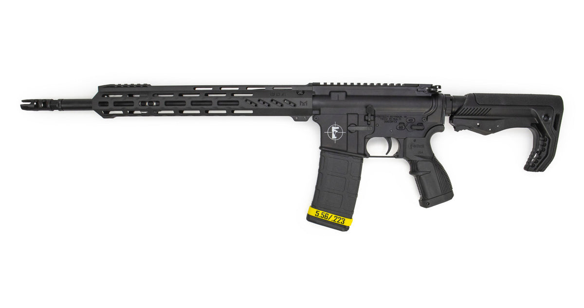 FOSTECH TECH-15 STRYKER RIFLE (5.56) 16" AR-15 BARREL, MACH-2 13 INCH RAIL, SINGLE STAGE TRIGGER (BLACK)