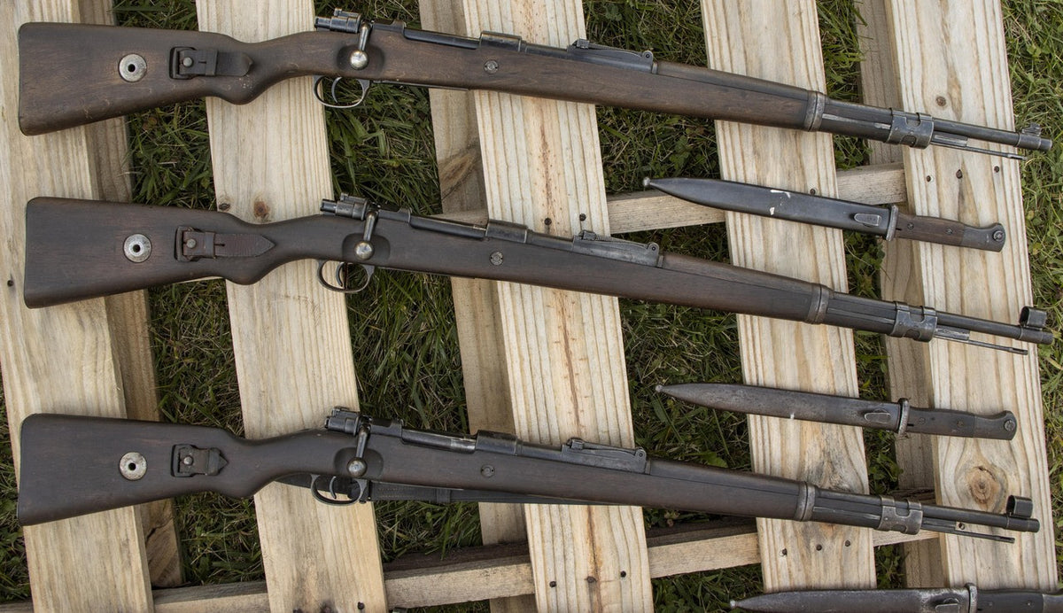 German Kar98k M937B 8mm WWII (Portuguese Contract) Mauser - Matching Bayonet and Serial Numbers