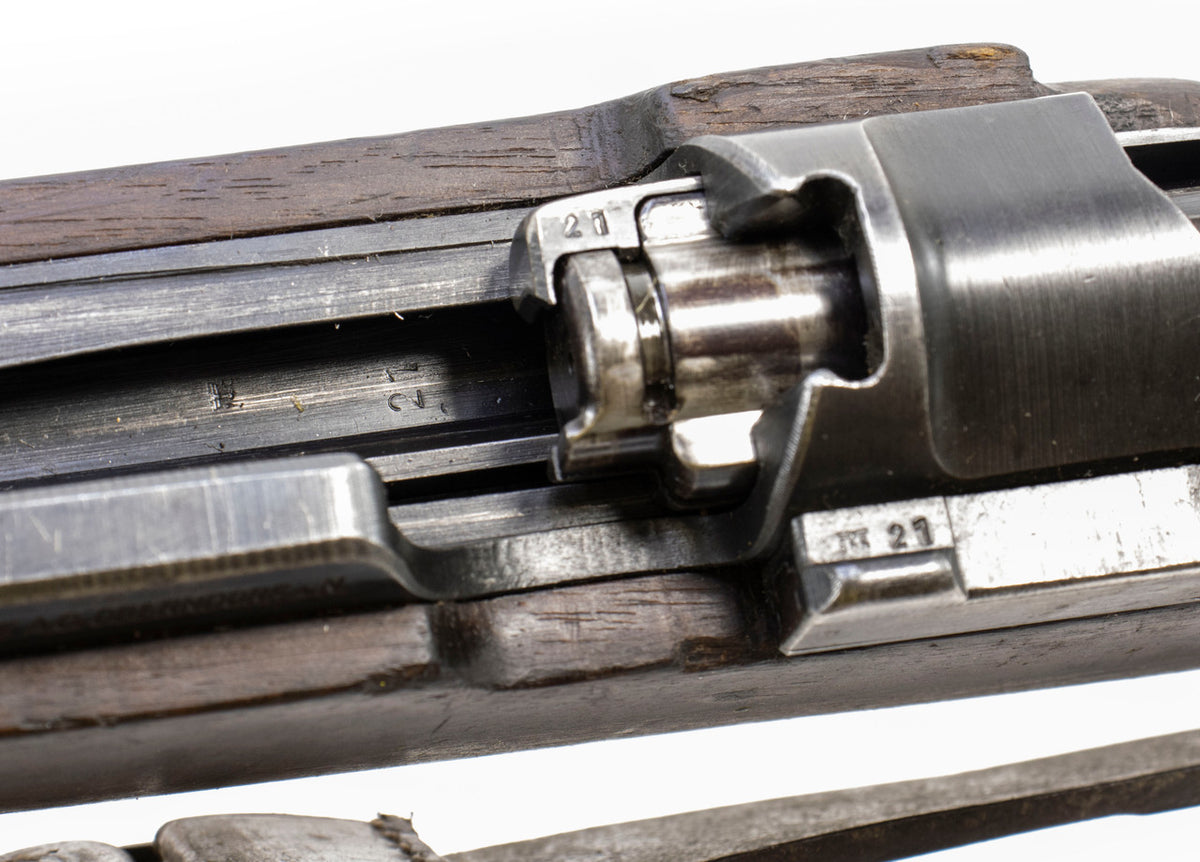 German Kar98k M937B 8mm WWII (Portuguese Contract) Mauser - Matching Bayonet and Serial Number F2221