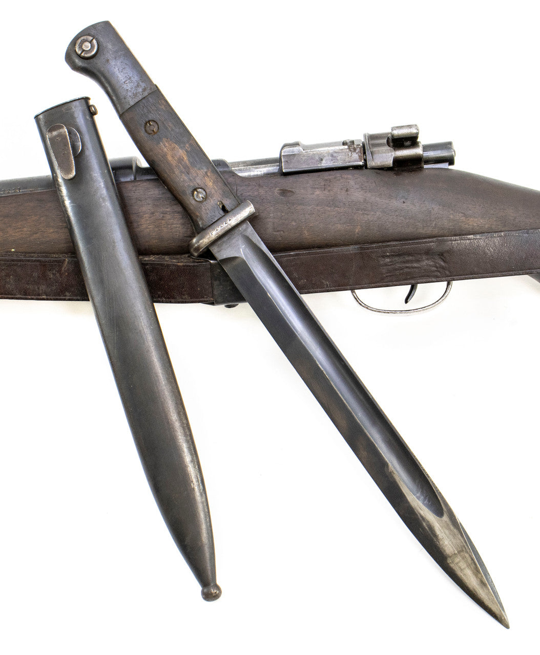 German Kar98k M937B 8mm WWII (Portuguese Contract) Mauser - Matching Bayonet and Serial Number F2221