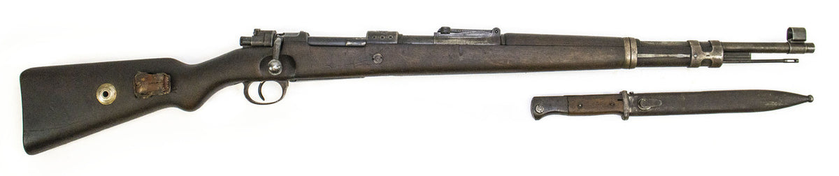 German Kar98k M937B 8mm WWII (Portuguese Contract) Mauser - Matching Bayonet and Serial Number F2539PB