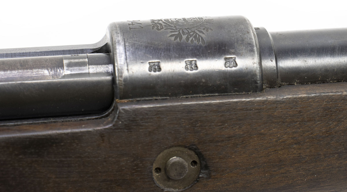 German Kar98k M937B 8mm WWII (Portuguese Contract) Mauser - Matching Bayonet and Serial Number F4103