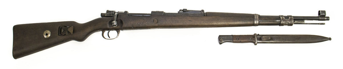 German Kar98k M937B 8mm WWII (Portuguese Contract) Mauser - Matching Bayonet and Serial Number F4220