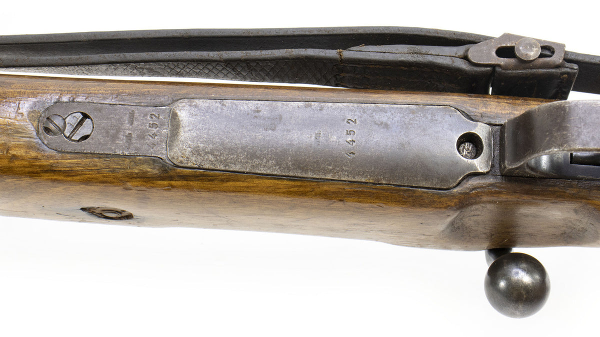 German Kar98k M937B 8mm WWII (Portuguese Contract) Mauser - Matching Bayonet and Serial Number F4452