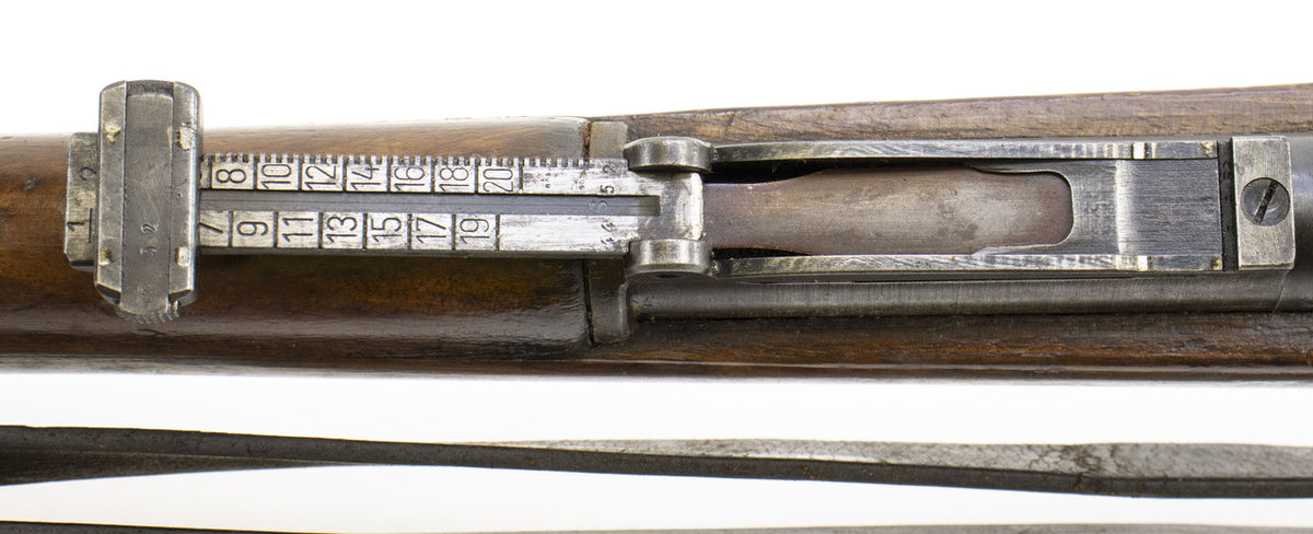 German Kar98k M937B 8mm WWII (Portuguese Contract) Mauser - Matching Bayonet and Serial Number F4452