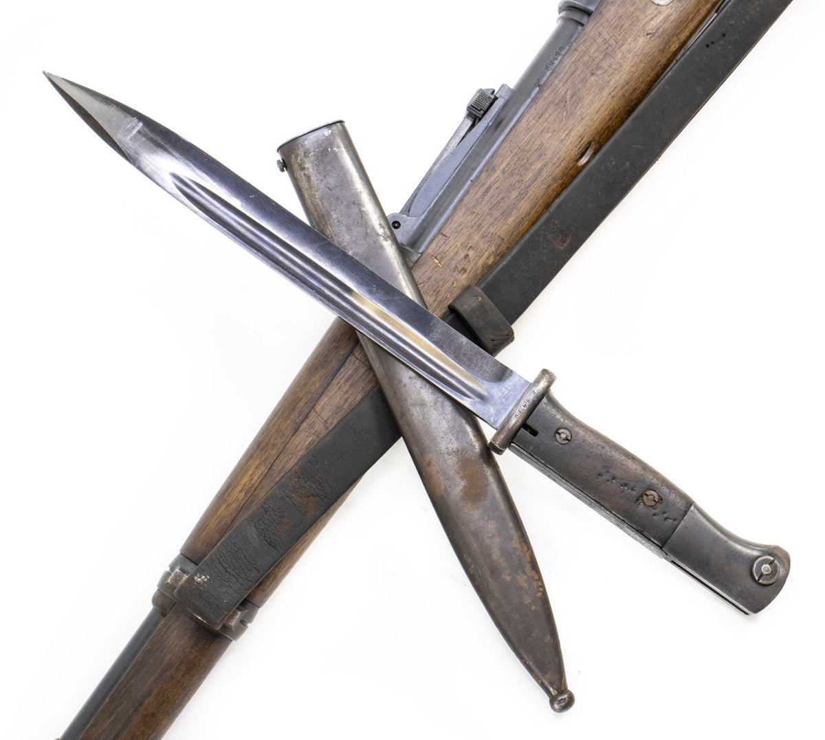 German Kar98k M937B 8mm WWII (Portuguese Contract) Mauser - Matching Bayonet and Serial Number F9490PB
