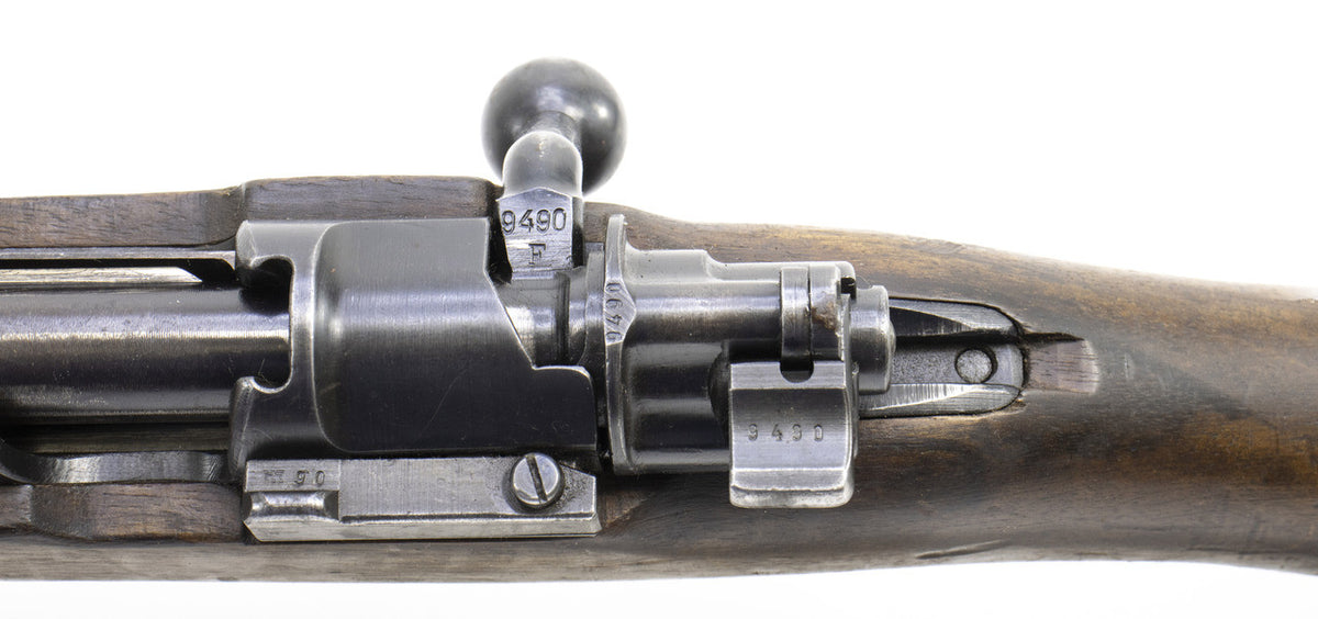 German Kar98k M937B 8mm WWII (Portuguese Contract) Mauser - Matching Bayonet and Serial Number F9490PB