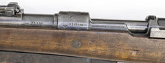 German-Portuguese K98 M937B Mauser Rifle - Historical 8mm Collector's Piece with Crest - Non-Matching Bolt