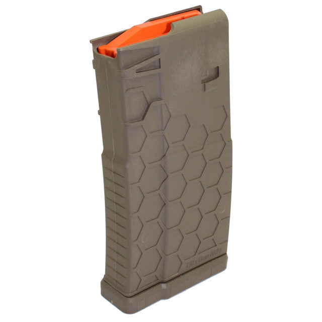 Hexmag HX1020SR25FDE SR-25  7.62x51mm NATO AR-10 10rd Flat Dark Earth Detachable
