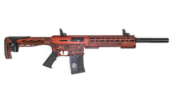 Garaysar FEAR116 12 Gauge Semi-Auto Magazine Fed Shotgun - Battle Worn Red