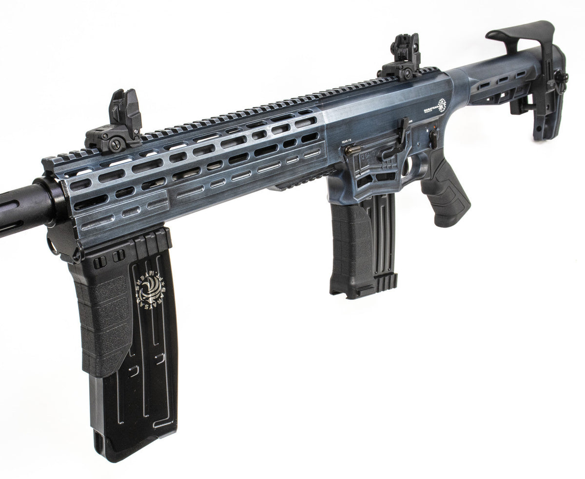 Garaysar FEAR116 12 Gauge Semi-Auto Shotgun - Battle Worn Blue