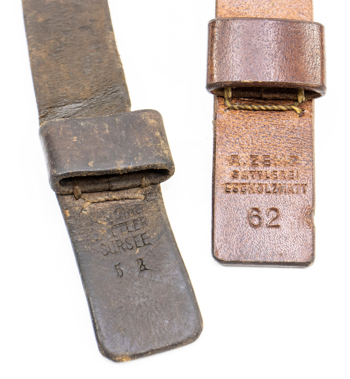 Leather Mauser Sling - Various Condition/Coloring