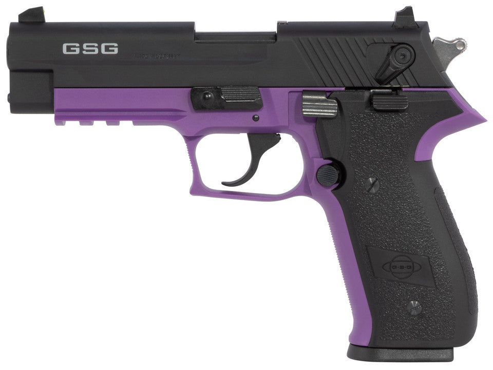 GSG FireFly 22 LR, 4" Barrel, Purple Frame, Black Slide/Grip, 10rd
