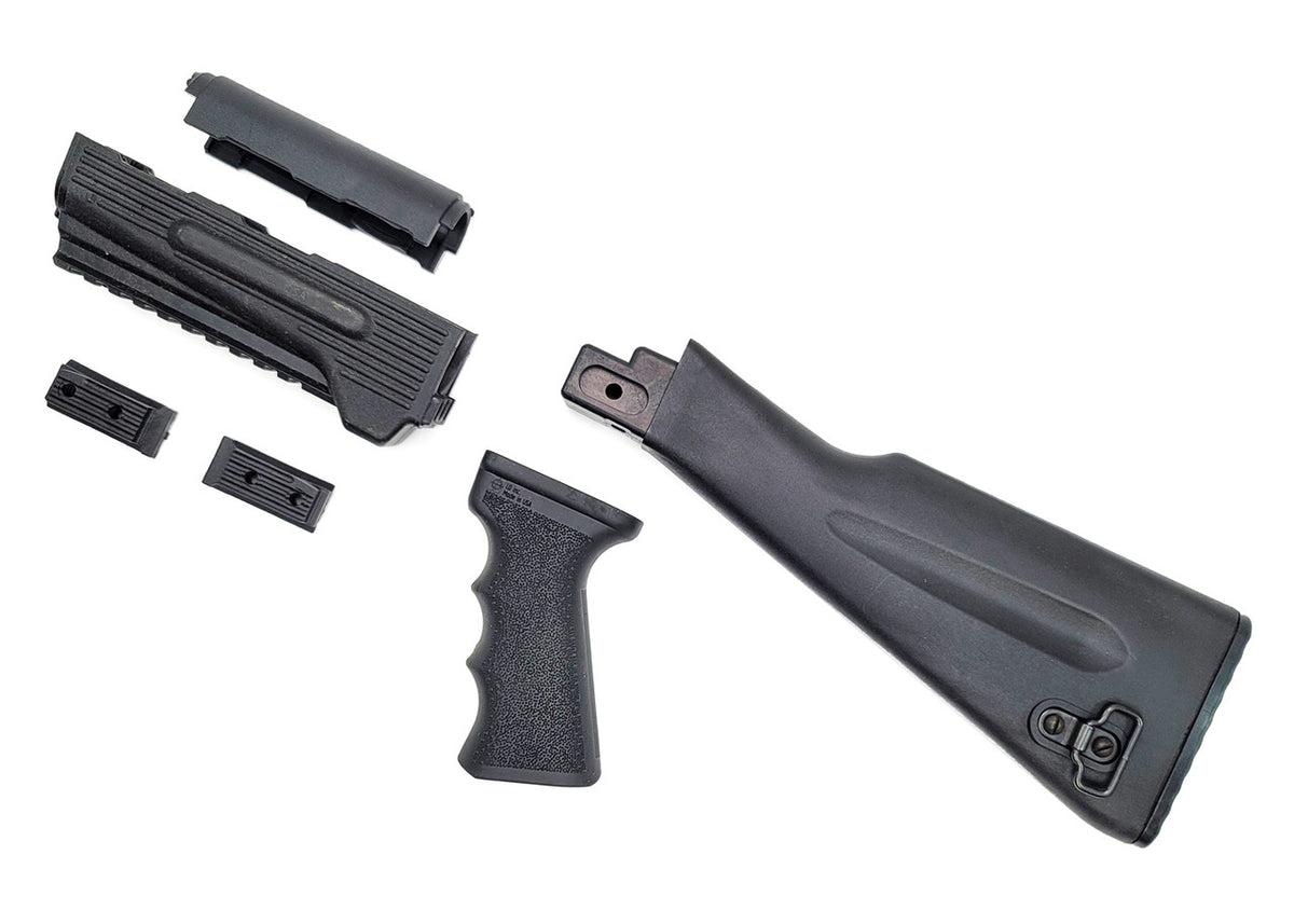 US Made AK Polymer Stock Set Black - 6 Piece