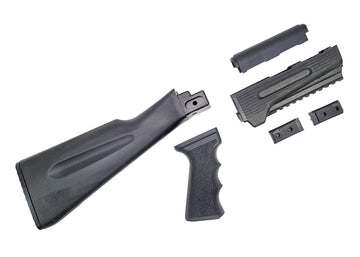US Made AK Polymer Stock Set Black - 6 Piece