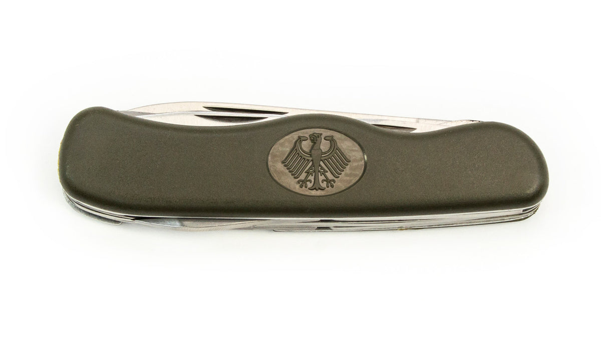 Stainless OD Green Multi-tool Pocket Knife - New