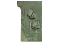 East German Olive Drab Vinyl Poncho 4 pack - Like New