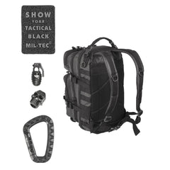 MIL-TEC® Black 20L Tactical Assault Pack