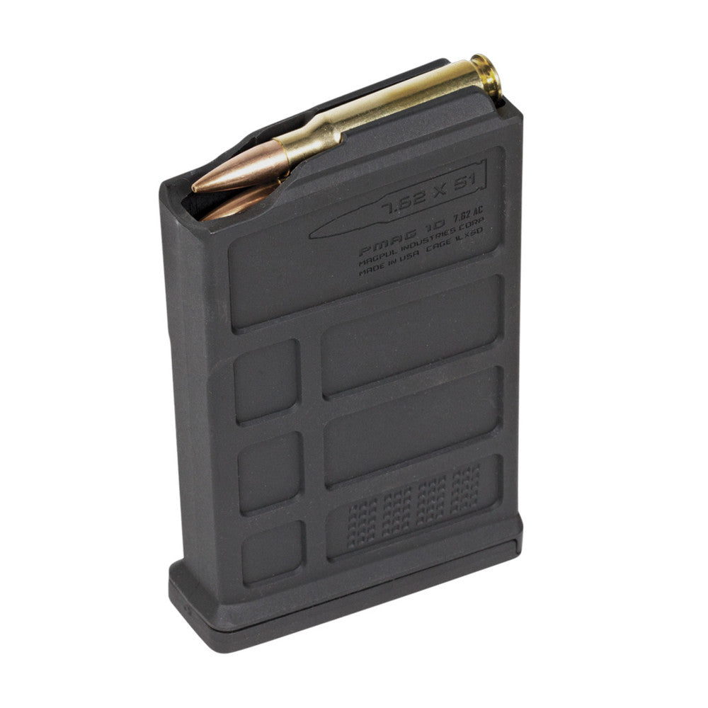 Magpul PMAG  7.62x51mm 10rd 308Win/7mm-08 Rem/6.5mm Crdmr/260 Rem/243 Win Black Detachable