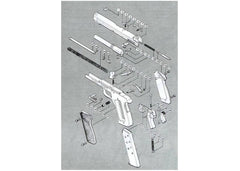 Bernardelli Model 60, 7.65mm/.32 cal. Parts kit - Fair Condition