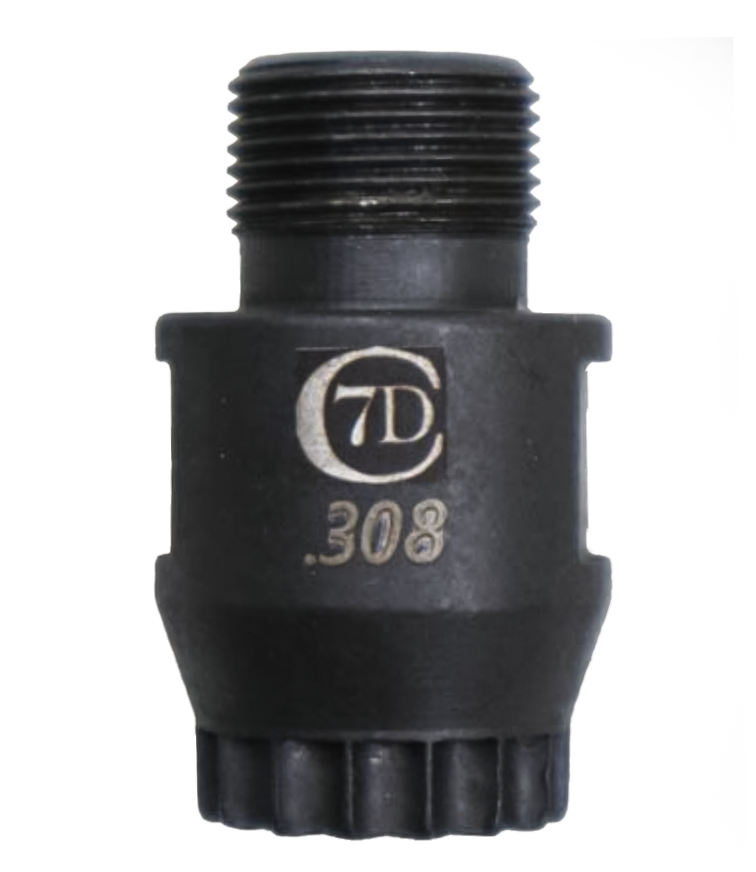 AK Thread Adapter 14x1 LH to 5/8x28 for .308 Cal.