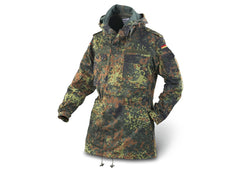 German Flecktarn Camo Hooded Parka - Medium - Used