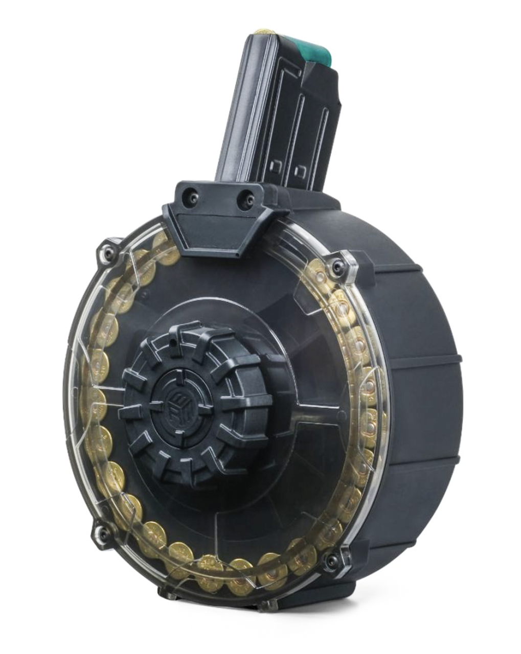 BLACK RIVER MFG 12 GAUGE SHOTGUN DRUM MAGAZINE - 30RD - Black/Black