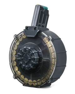 BLACK RIVER MFG 12 GAUGE SHOTGUN DRUM MAGAZINE - 30RD - Black/Black