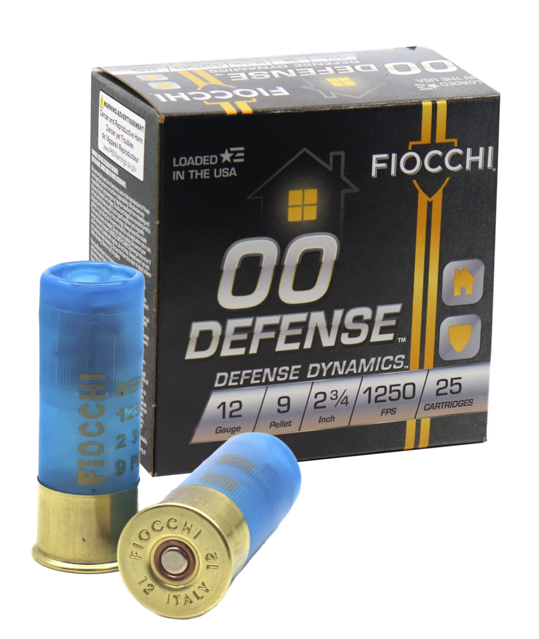 Fiocchi Defense Dynamics 12 Gauge 00 Buckshot Ammo