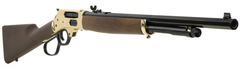 Henry H010BG Side Gate 45-70 Gov 4+1 22" Blued Octagon Barrel, Polished Brass Hardened Rec, American Walnut Stock Furniture, Large Loop Lever, Adj. Sight