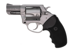Charter Arms 357 Magnum 2.20 5rd Mag Pug Standard Revolver Single/Double Black Rubber Grip Stainless