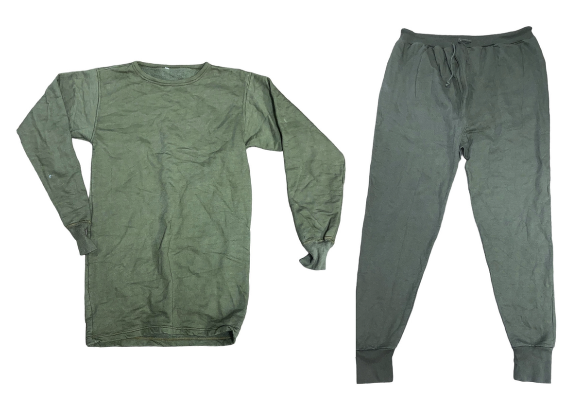 Greek OD Long Johns and Undershirt - Used - Medium