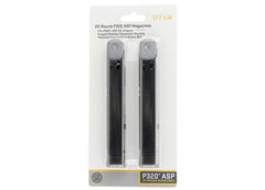 Sig Sauer Airguns AIRAMPC17720 P320 Air Pistol  .177 Pellet 20rd Black Detachable 2 Per Pack