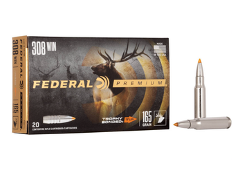 Federal .308 Win 165 Grain Trophy Bonded HP 20 Round Box