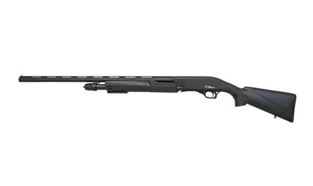 Iver Johnson Arms 12ga Pump Action Shotgun 26" Barrel 3" Chamber 5rd Bead Front Sight Synthetic Furniture Black Finish