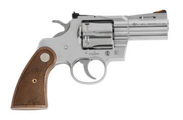 Colt Python 357 Magnum Revolver Recessed Target and Vent Rib w/ Walnut & Colt Medallion Grip - 2.5" Barrel