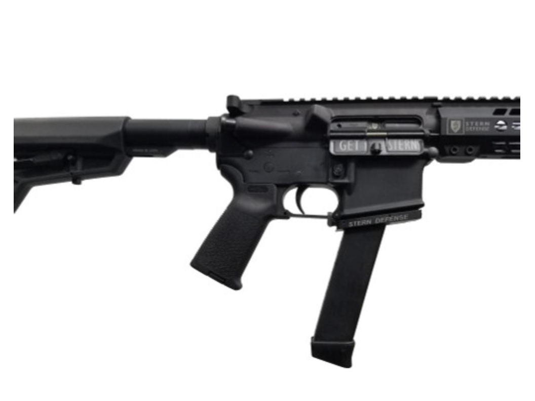 Stern Defense MAG-AD9 AR-15 Magazine Adapter – 9mm / .40 S&W, Glock Mag Compatible