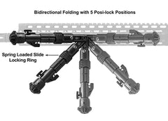 UTG RECON FLEX K-MOD BIPOD BLK
