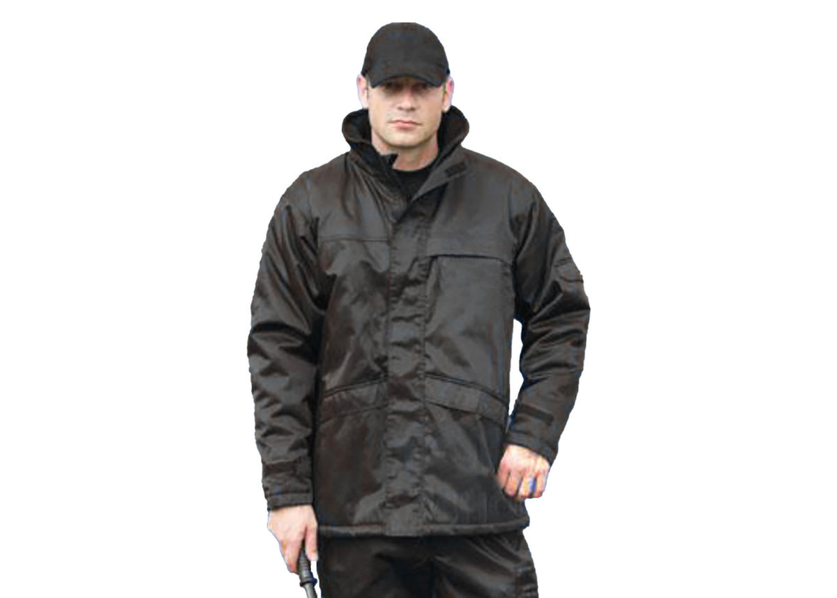 Mil-Tec Black Security Parka - XXL