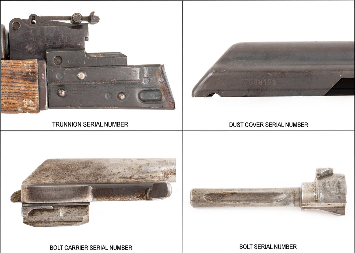 Iraqi Tabuk AK-47 7.62x39mm Parts Kit - Lion of Babylon Crest - Matching Serials (Faint) - Populated Barrel - Surplus