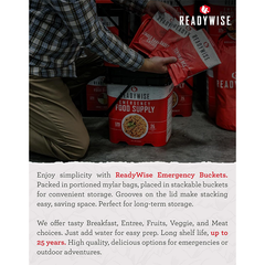 ReadyWise 60 Serving Entree Bucket