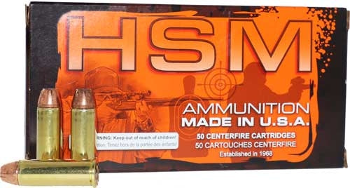 HSM Ammo 44 Rem Mag 300gr XTP 50 Rd - Box or Case