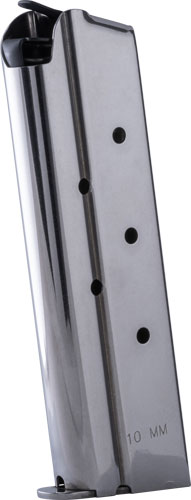 Check Mate Industries 1911 Full Size 10mm Auto 8-Rd Stainless Pistol Magazine