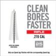 Real Avid Bore-Max Speed Jag .270 Cal 8-32 Thread - 25 Speed Patches