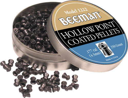 Beeman 1222 .177 Cal 7.48gr Hollow Point Lead Pellets - 250/Pack