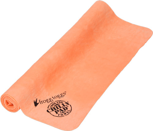 Frogg Toggs Chilly Pad Original Cooling Towel 33" x 13" Orange