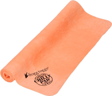Frogg Toggs Chilly Pad Original Cooling Towel 33" x 13" Orange